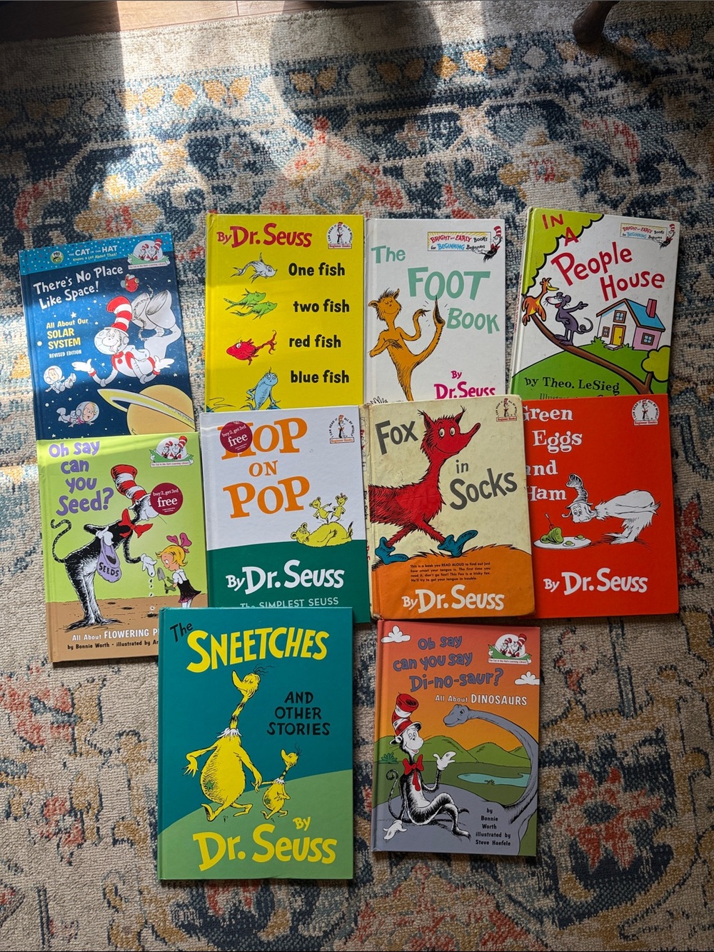Dr. Seuss Children's Book Lot, 10 hardcover books